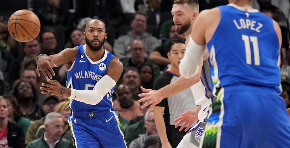 Jevon Carter has played in every game for the Bucks this season, the only player on the roster to achieve that feat.