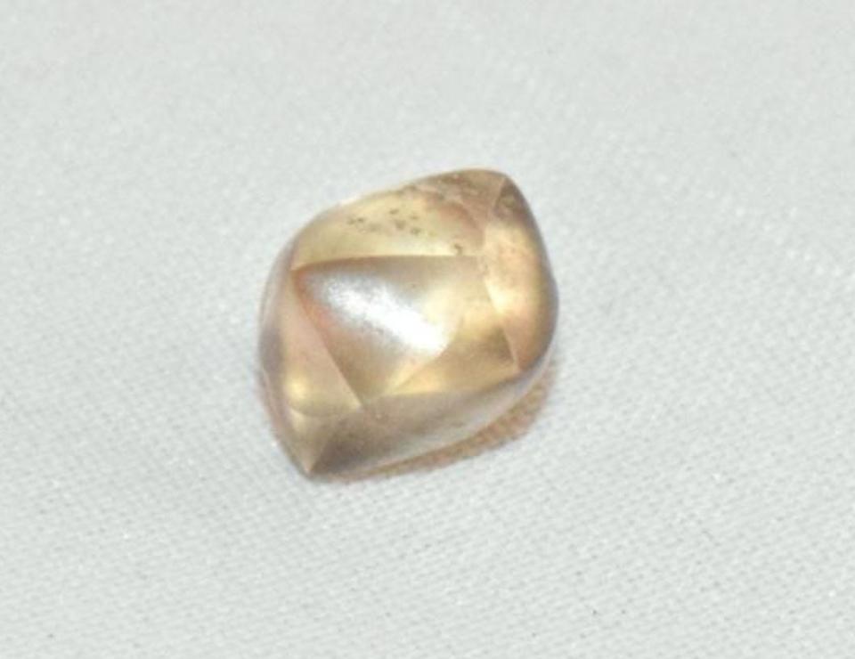 The golden-brown diamond found by 7-year-old Aspen Brown was the first large found after an excavation project was started at the park.