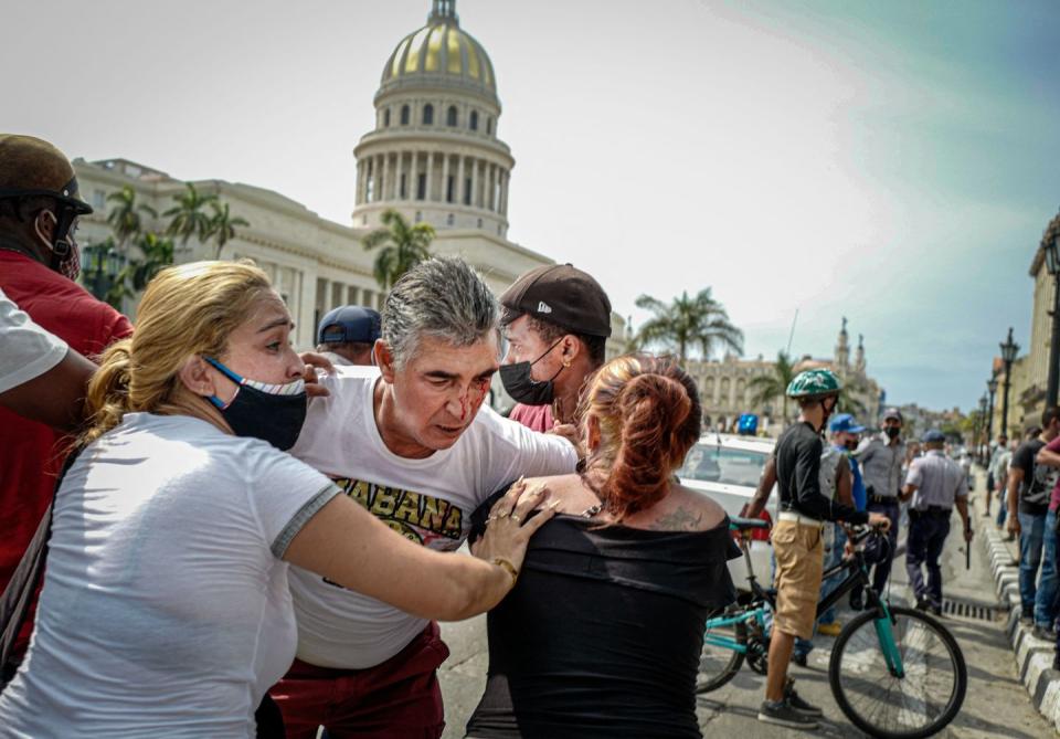 Photos From Inside Cuba Show the Intensity of Protests in Havana and Beyond