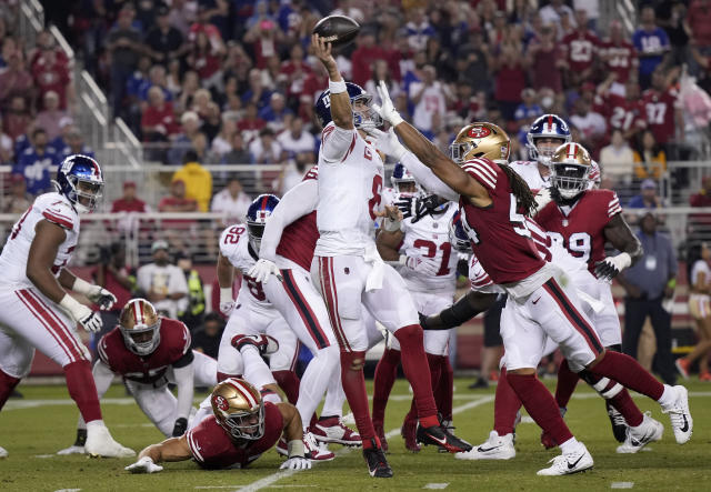 Giants play 49ers tough early and still get blown out without