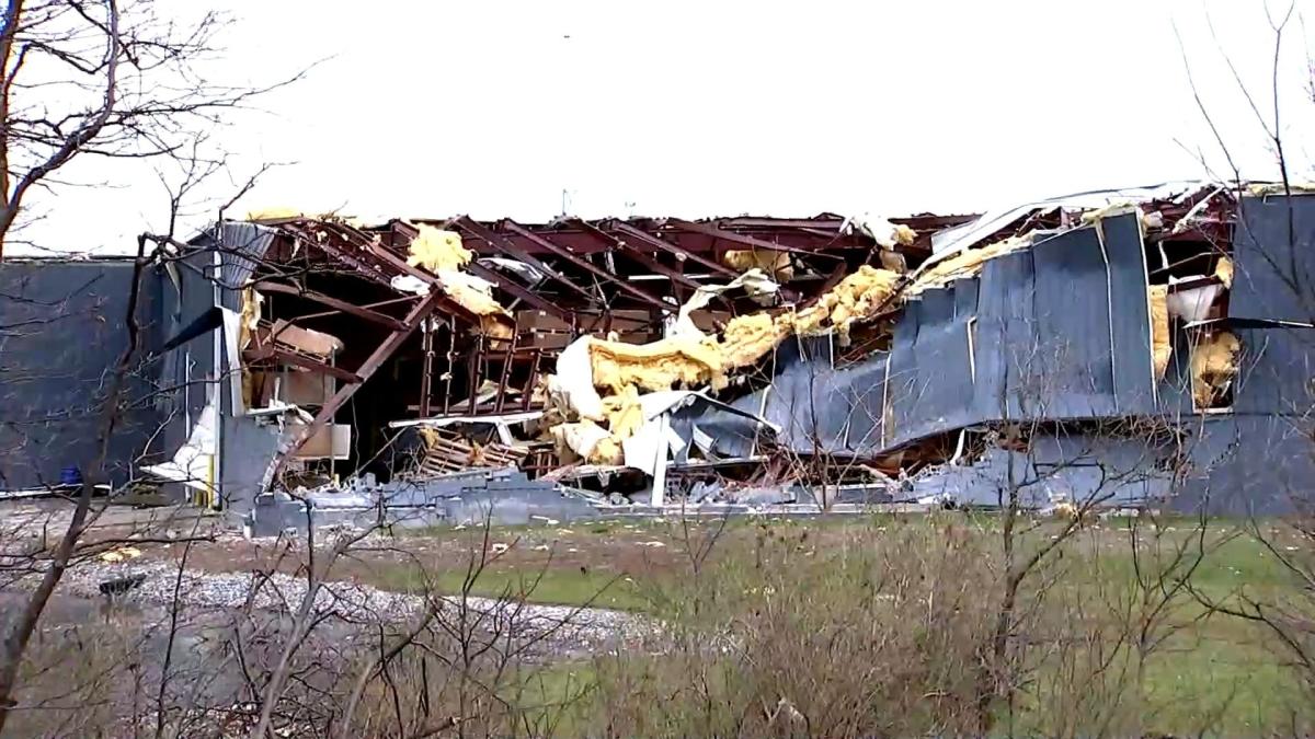 WATCH Storm damage in NWS confirms tornadoes hit