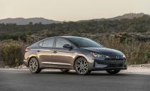 <p>The Elantra range of compact sedans and hatchbacks was one of the few bright spots in Hyundai's passenger-car lineup, with sales rising slightly compared with last year. The Elantra sedan benefits from <a rel="nofollow noopener" href="https://www.caranddriver.com/news/a22799745/2019-hyundai-elantra-sedan/" target="_blank" data-ylk="slk:new styling for the 2019 model year;elm:context_link;itc:0;sec:content-canvas" class="link ">new styling for the 2019 model year</a> and a few new features.</p>