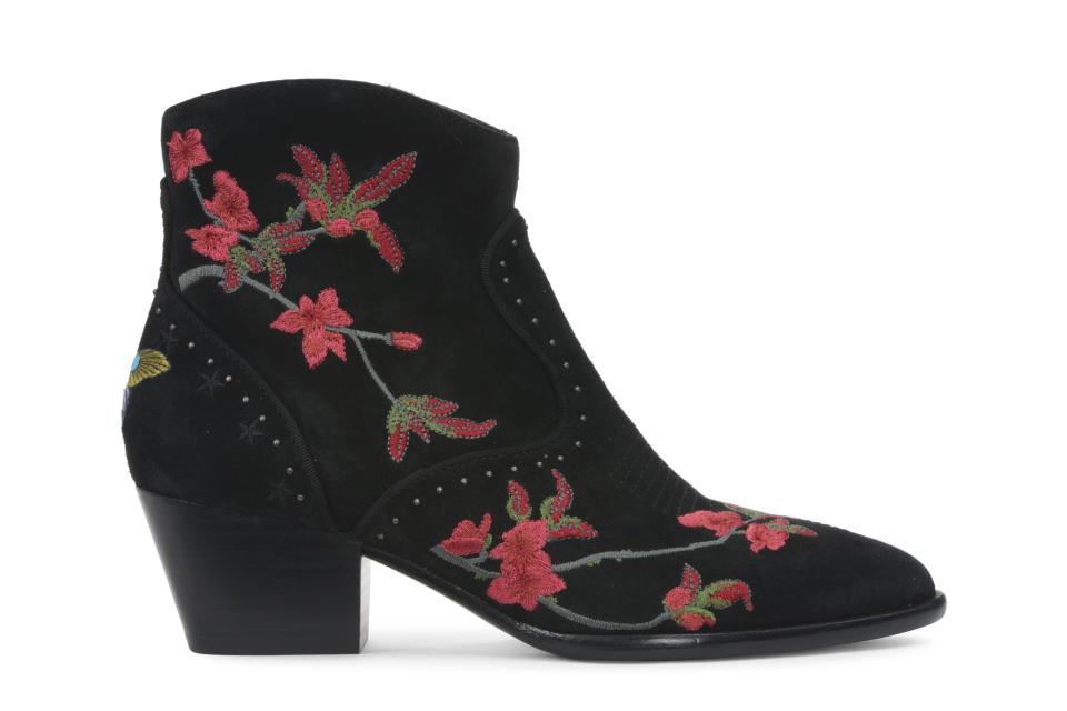 ASH EMBROIDERED BOHO BOOTIES