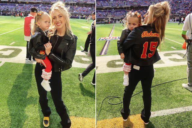 <p>Brittany Mahomes/instagram</p> Brittany Mahomes at Chiefs game