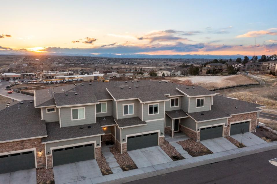 The Denver home boasts panoramic mountain views. Gerardo Ramirez