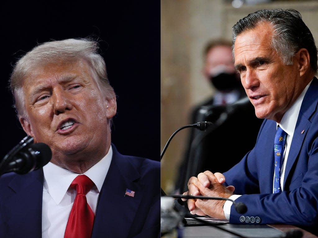 trump and romney