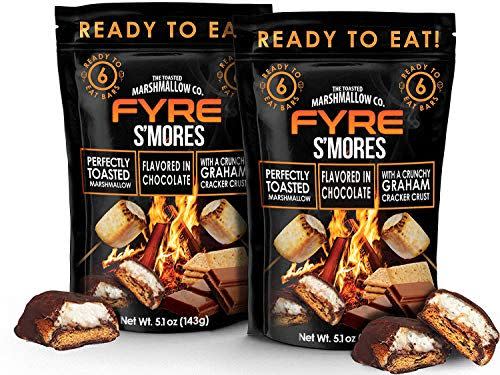 <p><strong>FYRE</strong></p><p>amazon.com</p><p><strong>$14.95</strong></p><p><a href="https://www.amazon.com/dp/B07J48KG4P?tag=syn-yahoo-20&ascsubtag=%5Bartid%7C1782.g.994%5Bsrc%7Cyahoo-us" rel="nofollow noopener" target="_blank" data-ylk="slk:BUY NOW;elm:context_link;itc:0;sec:content-canvas" class="link ">BUY NOW</a></p><p>Ready to eat...no campfire required.</p>