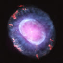 This image is of planetary nebula NGC 7662 as seen with the Chandra X-Ray Observatory. A planetary nebula is a phase of stellar evolution that the sun should experience several billion years from now, when it expands to become a red giant and t