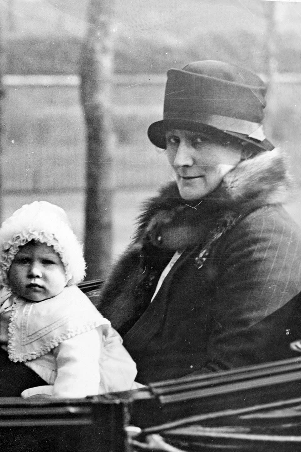 Queen Elizabeth aged one