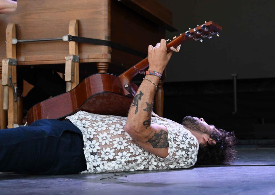 Langhorne Slim performs onstage during Palomino Festival held at Brookside at the Rose Bowl on July 9, 2022 in Pasadena, California. - Credit: Michael Buckner for Variety