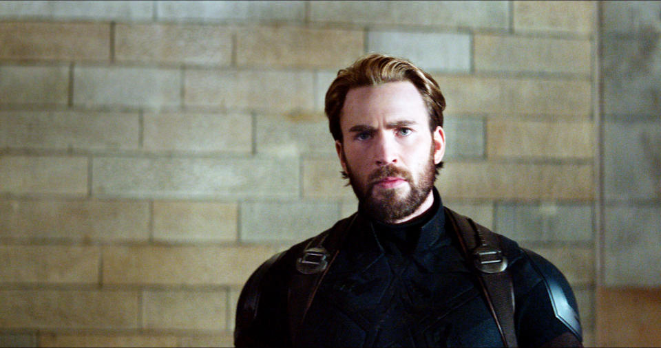 Chris Evans as Captain America in <em>Avengers: Infinity War.</em> (Photo: Everett Collection)