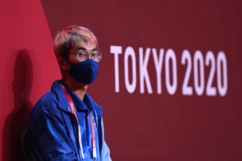 COVID-19 cases are on the rise in Tokyo, but experts aren't blaming the Olympics. (Photo by DANIEL LEAL-OLIVAS/AFP via Getty Images)