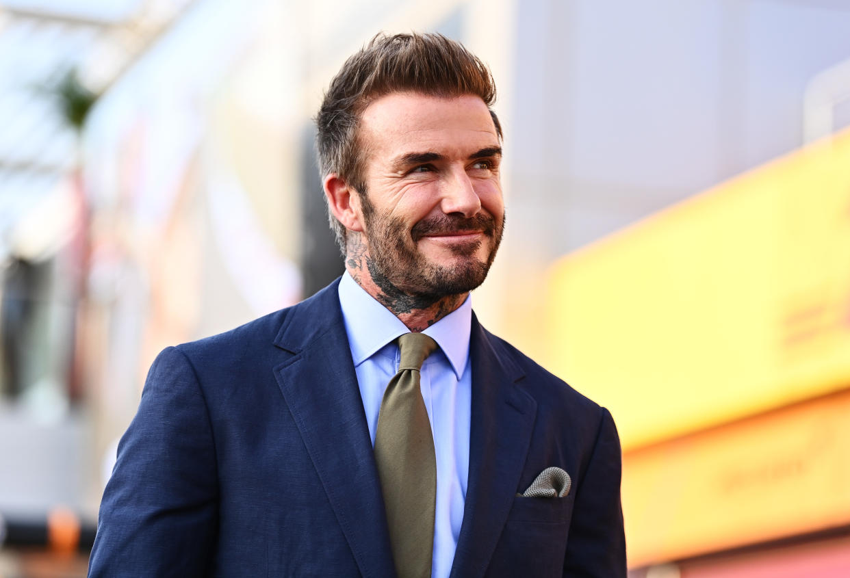 El excapitán de la selección inglesa de fútbol David Beckham cedió el domingo su cuenta de Instagram a una doctora que ayuda a las mujeres a dar a luz en medio de la guerra en Ucrania. (Foto: Getty Images)