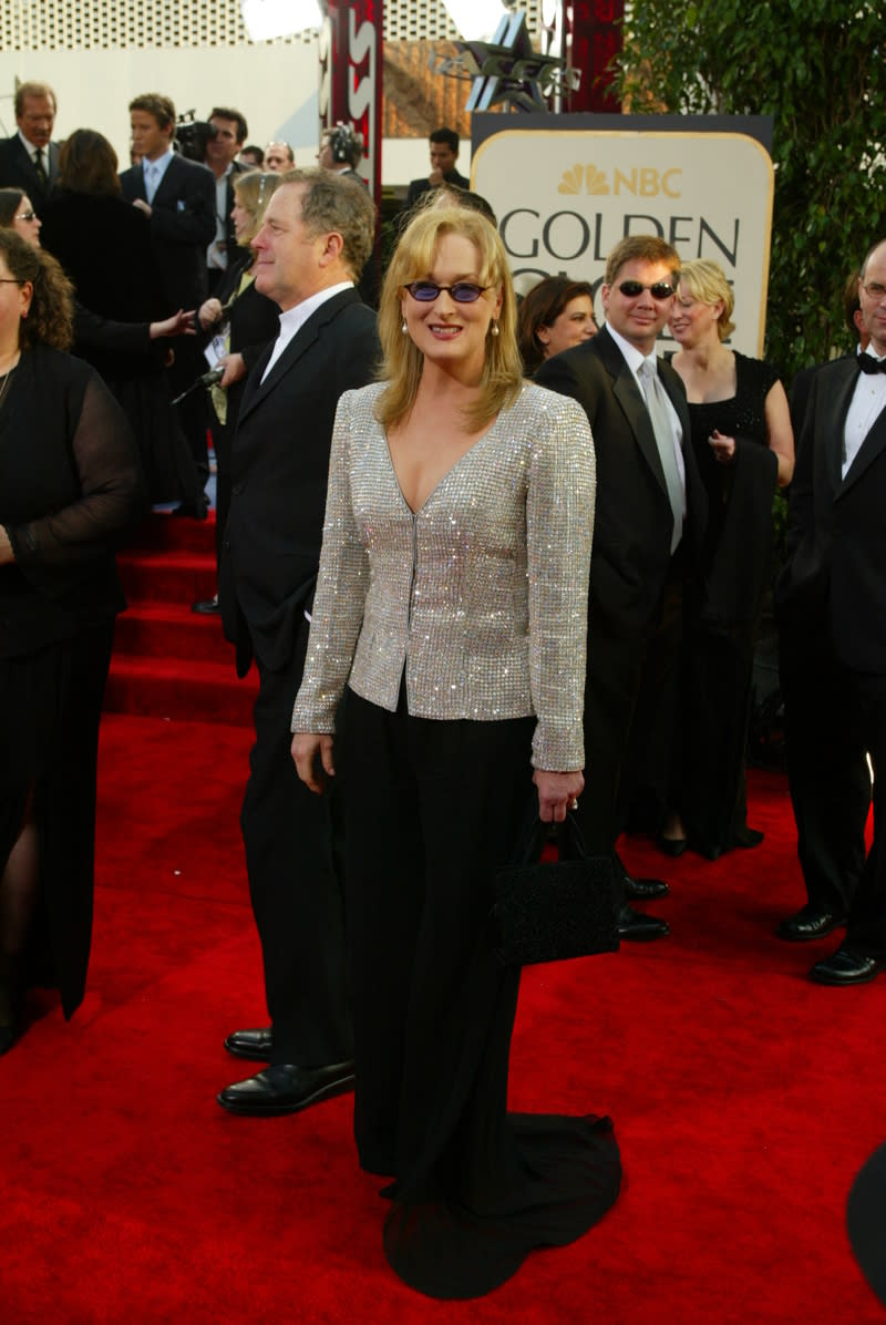 Meryl Streep, Golden Globe Awards, style, 2003 Golden Globes, Feb. 11,  Los Angeles 