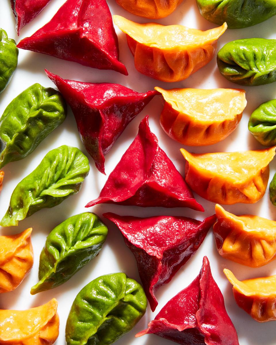 Taste the dumpling rainbow.