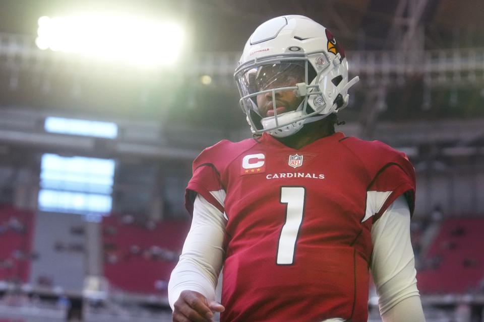 Arizona Cardinals quarterback Kyler Murray is hard at work to return from his torn ACL.