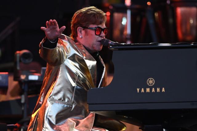 Queuing from 4am: Sir Elton John fans gear up for his Glastonbury  performance