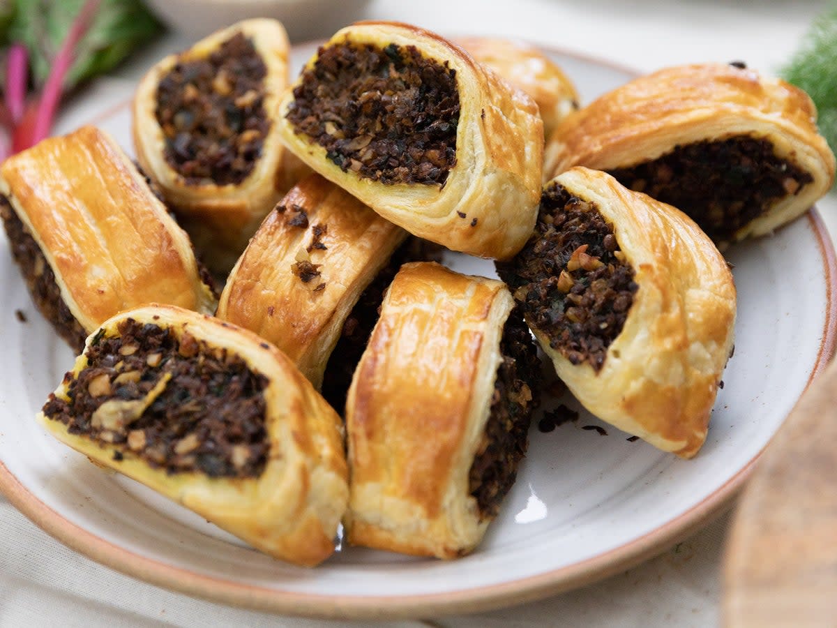 Vegan sausage rolls: wholesome and satisfying  (Bio-D/Riverford)