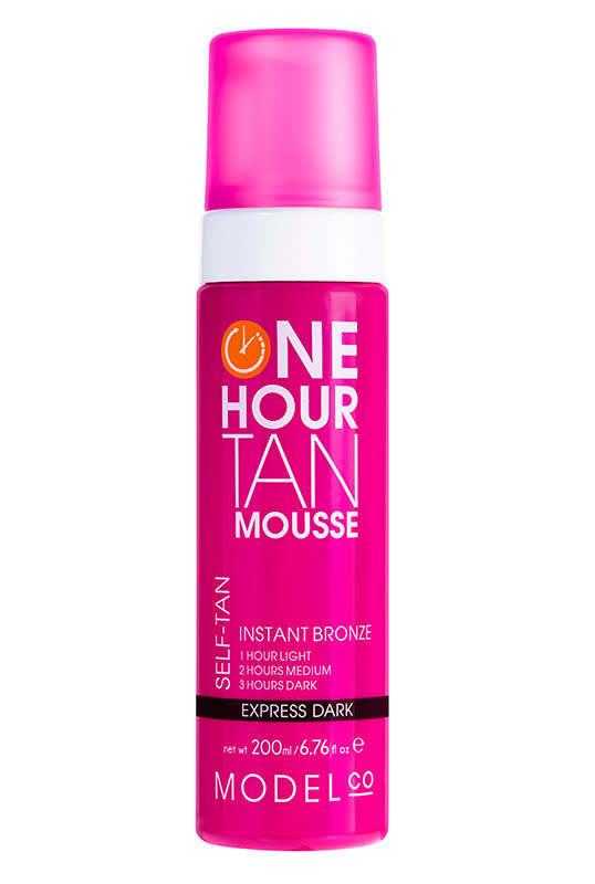 ModelCo 1 Hour Tan Mousse, $20