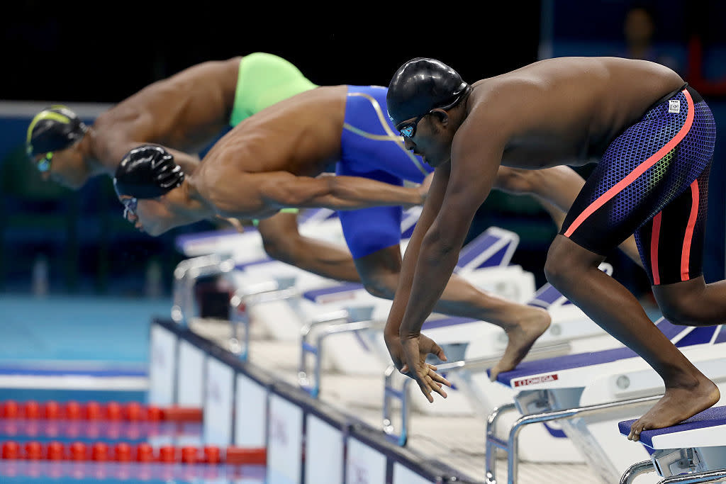 Robel Kiros Habte is still recovering from a car crash that forced him to stop swimming for two months. (Photo: Getty)