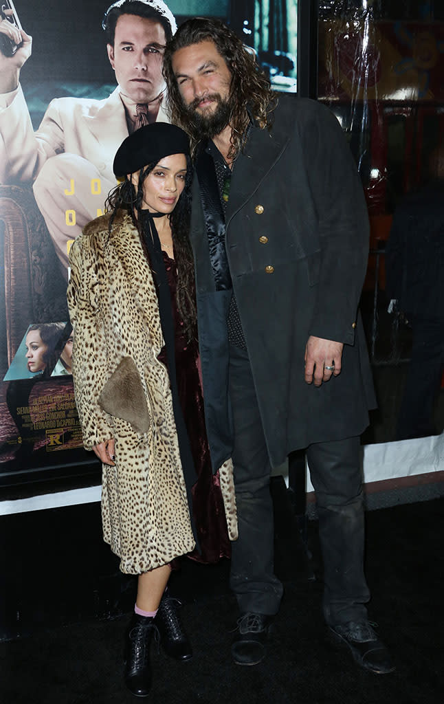 Mandatory Credit: Photo by Matt Baron/BEI/Shutterstock (7759441ca) Lisa Bonet and Jason Momoa 'Live By Night' film premiere, Los Angeles, USA - 09 Jan 2017