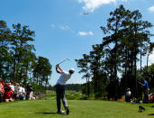 PONTE VEDRA BEACH, FL - MAY 10: Rory McIlroy of Northern Ireland hits his tee shot on the fifth hole during the first round of THE PLAYERS Championship held at THE PLAYERS Stadium course at TPC Sawgrass on May 10, 2012 in Ponte Vedra Beach, Florida. (Photo by Mike Ehrmann/Getty Images)