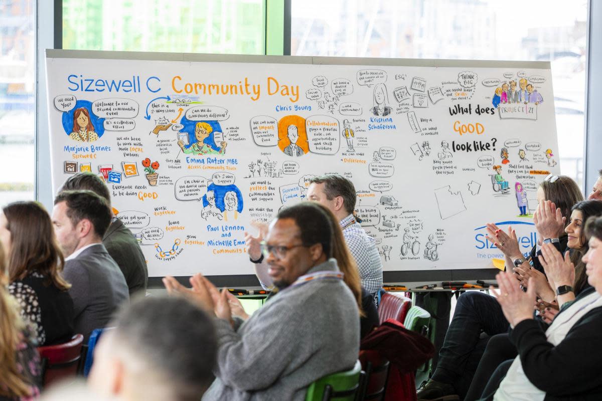 Sizewell C’s commitment to working with the local community has seen it host community information days and now it has launched the Sizewell C Community Fund <i>(Image: EDF)</i>