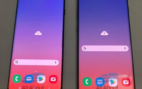 leaked images of the Samsung Galaxy 10  - Credit: AllAboutSamsung