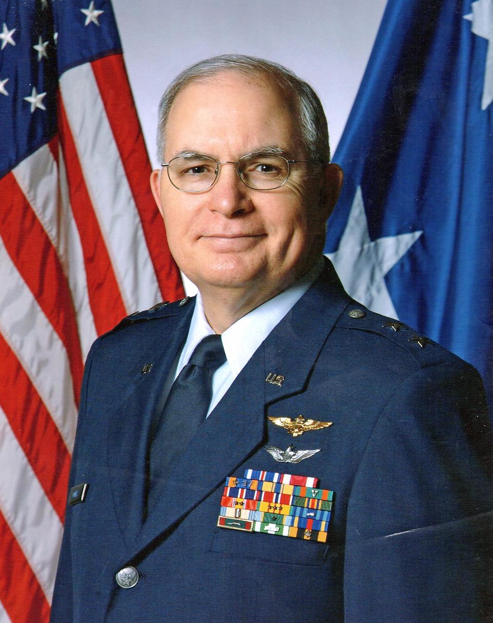 Maj. Gen. Robert E. Combs has a nearly 40 year career in the U.S. Military and a civilian career as a prosecutor and judge in northwest Missouri. He died in 2018 and an annual social media fundraising campaign #PancakesForRoger is held in February in support of the University of Missouri Law School veterans clinic. 