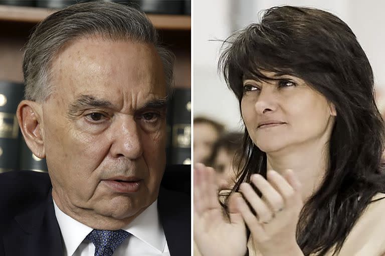 Pichetto y Greta Pena, titular del Inadi