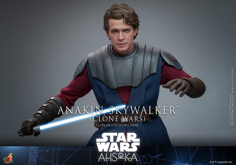 Image: <a class="link " href="https://www.toyark.com/2024/04/05/star-wars-ahsoka-clone-wars-era-anakin-skywalker-by-hot-toys-530517" rel="nofollow noopener" target="_blank" data-ylk="slk:Hot Toys/Toyark;elm:context_link;itc:0;sec:content-canvas">Hot Toys/Toyark</a>