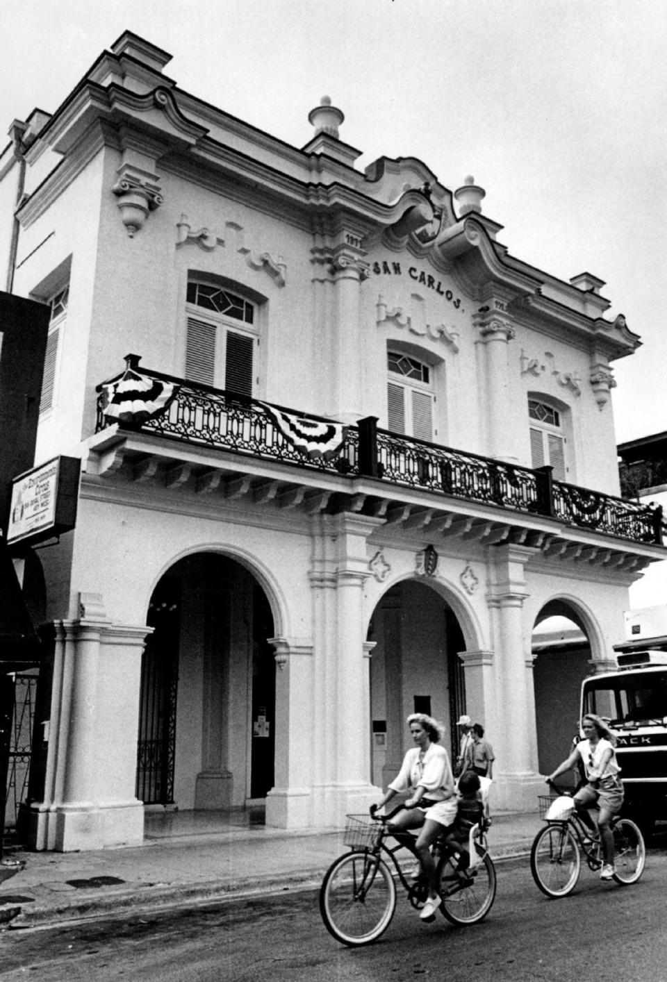 The San Carlos Institute a Cuban heritage center built in 1924.