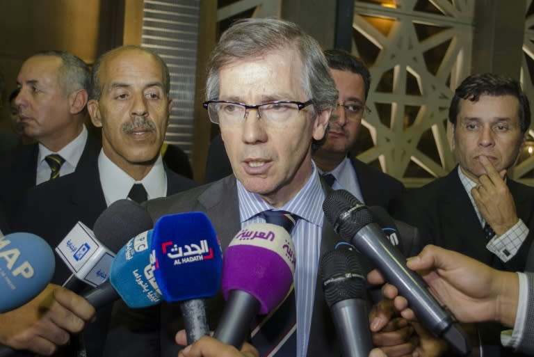 The new government proposed by UN envoy Bernardino Leon, pictured, would be headed by Fayez el-Sarraj, a deputy in the Tripoli parliament, and include three deputy prime ministers, one each from the west, east and south of the country