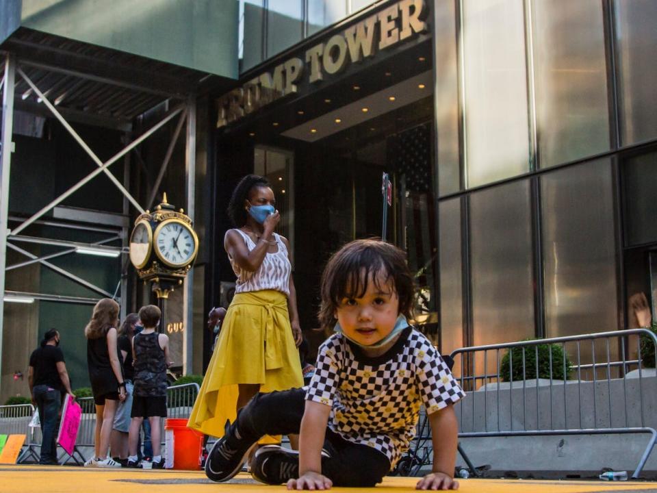 black lives matter trump tower