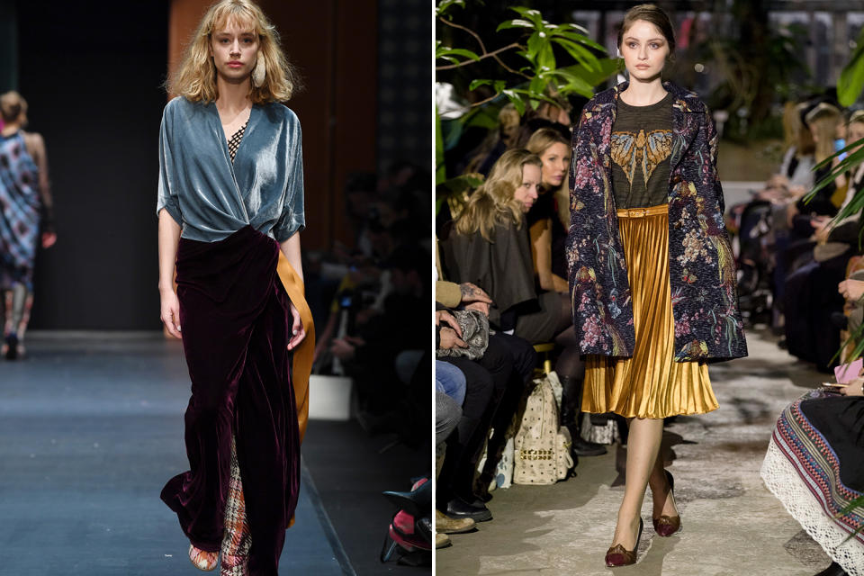 Trends der Fashion Week: Samt und sonders