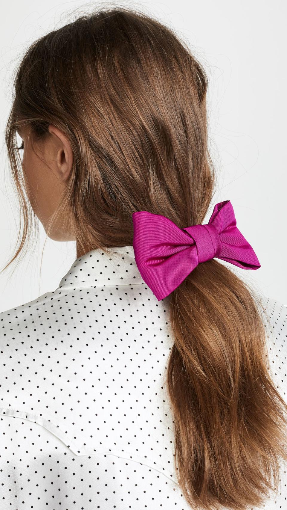 Silke Faille Bow Barrette