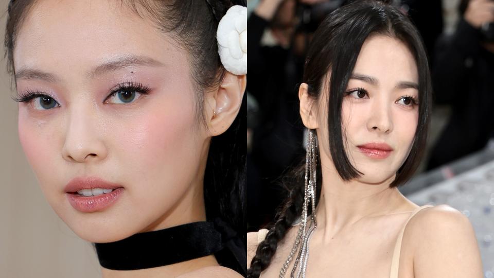 Jennie、宋慧喬粉嫩妝容重點3：大面積腮紅呼應眼妝色彩（圖片來源：Getty Image）