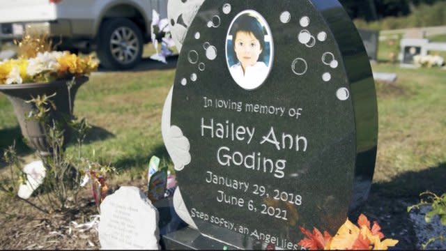 Headstone for Hailey Ann Goding
