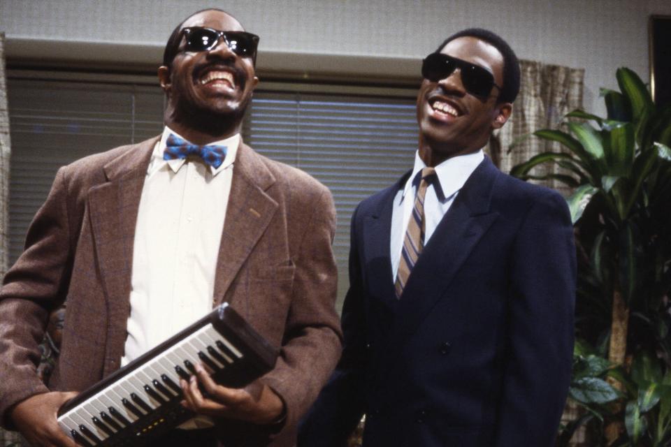 Stevie Wonder and Eddie Murphy On Saturday Night Live