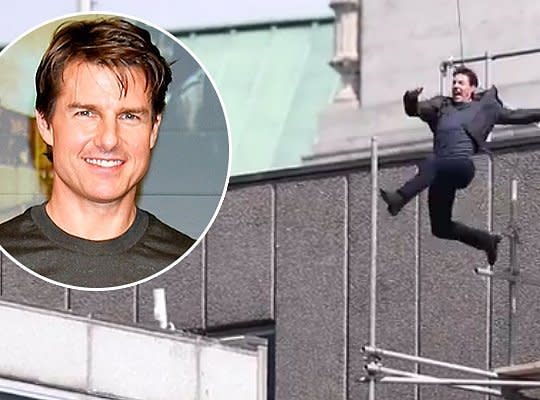 Tom Cruise sufre un accidente en el foro de película. Instagram @estilozzo