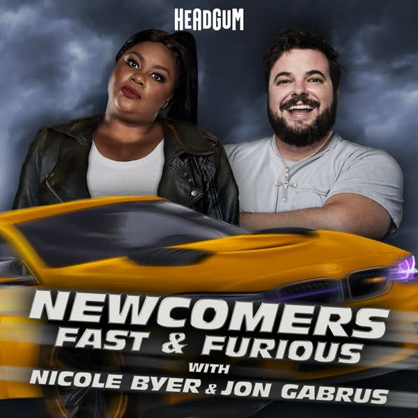 Nicole Byer and Jon Gabrus co-host the Fast & Furious-themed season of the Newcomers podcast. (Photo: Headgum) 