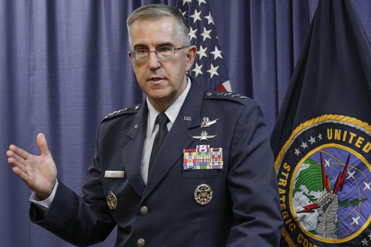 Mr Hyten mocked suggestions the US Strategic Command was 'stupid': AP