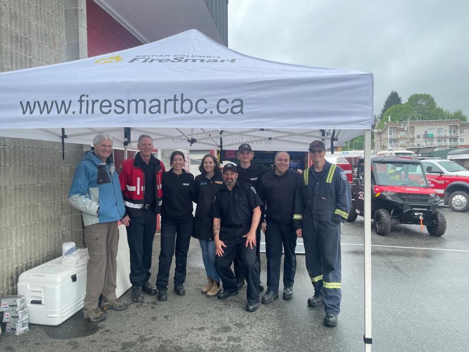 FireSmart coordinator Bonnie Logan with the Strathcona Regional District on Vancouver Island says a lot of local residents have been interested in protecting their properties from wildfires. 