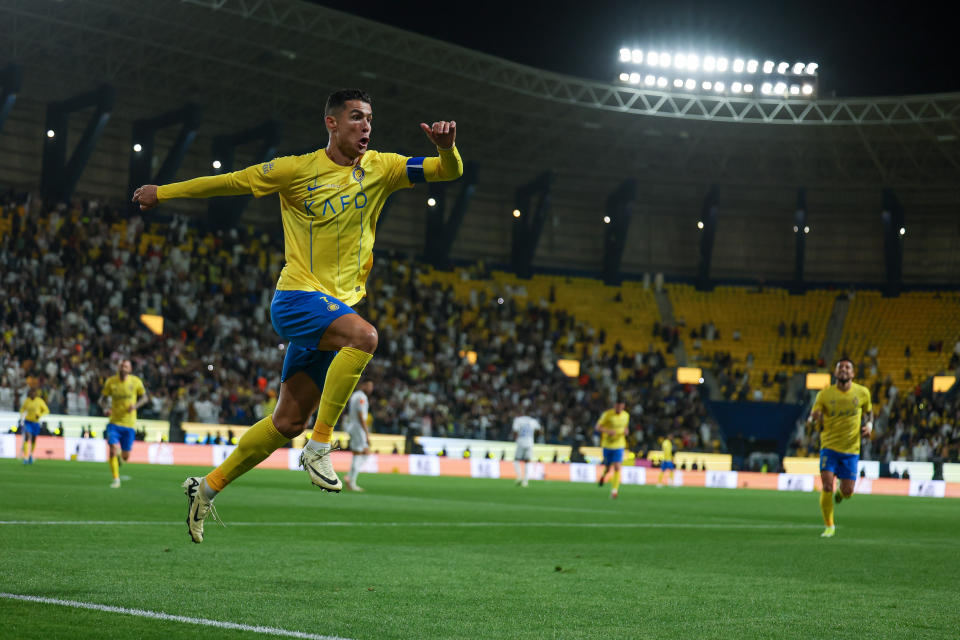 Cristiano Ronaldo has become the face of Saudi Arabian football in his short stay in the country. (Photo: Yasser Bakhsh/Getty Images)