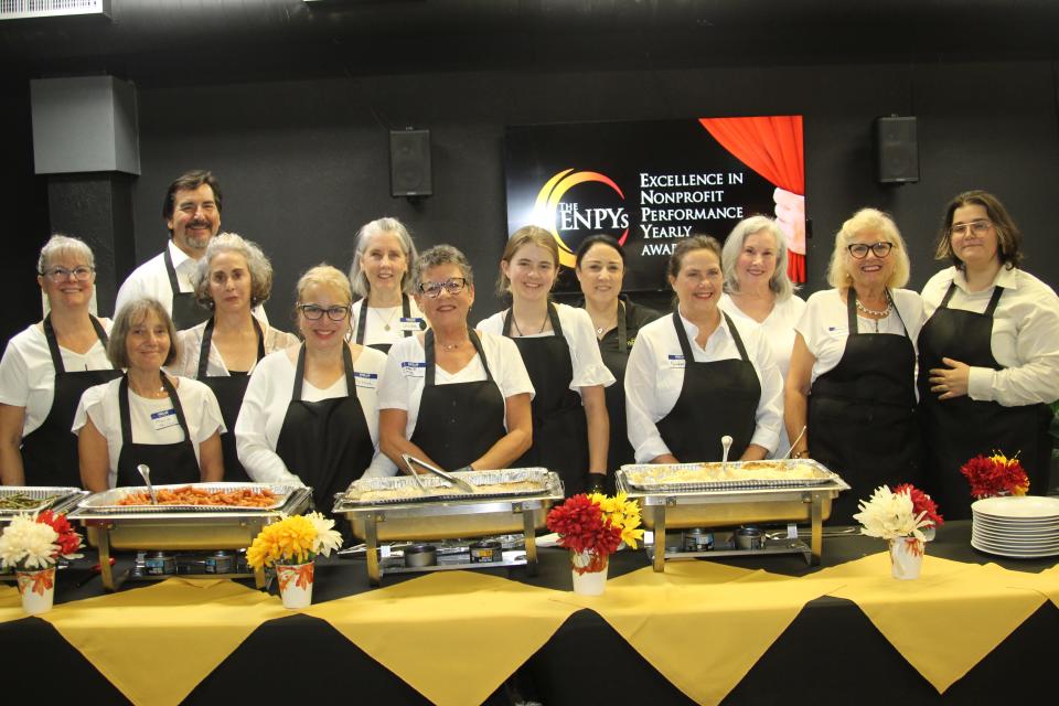 Volunteers from Cape Christian donated their time to serve food at the 2023 ENPY Awards.