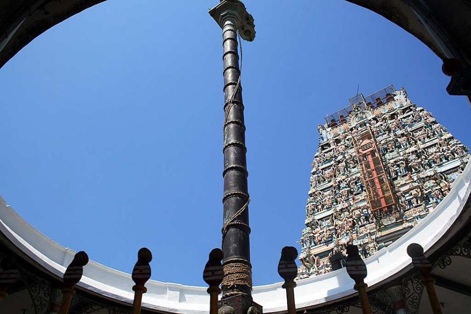 Thiruporur Murugan Temple, about 45 km from Chennai, is an ancient temple dating back to the Pallava period and dedicated to Lord Kandaswamy.