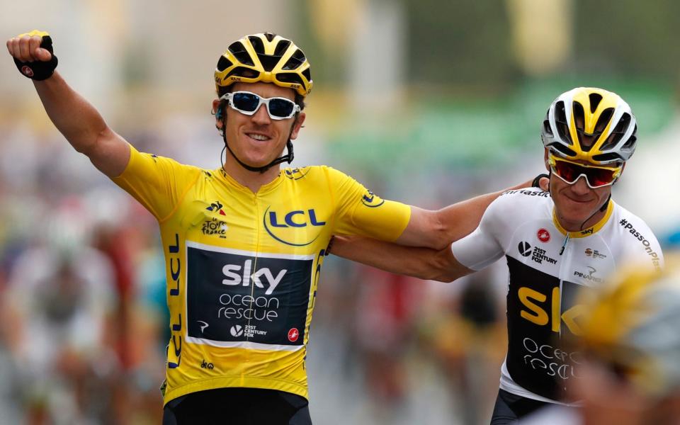 2019 Tour de France winner Geraint Thomas - AP