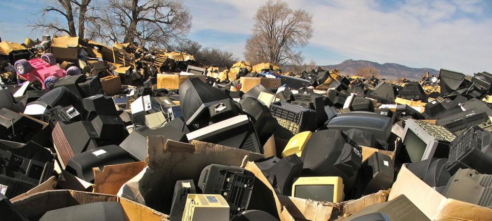 The United States was the second biggest contributor to e-waste in 2019, behind China and ahead of India.