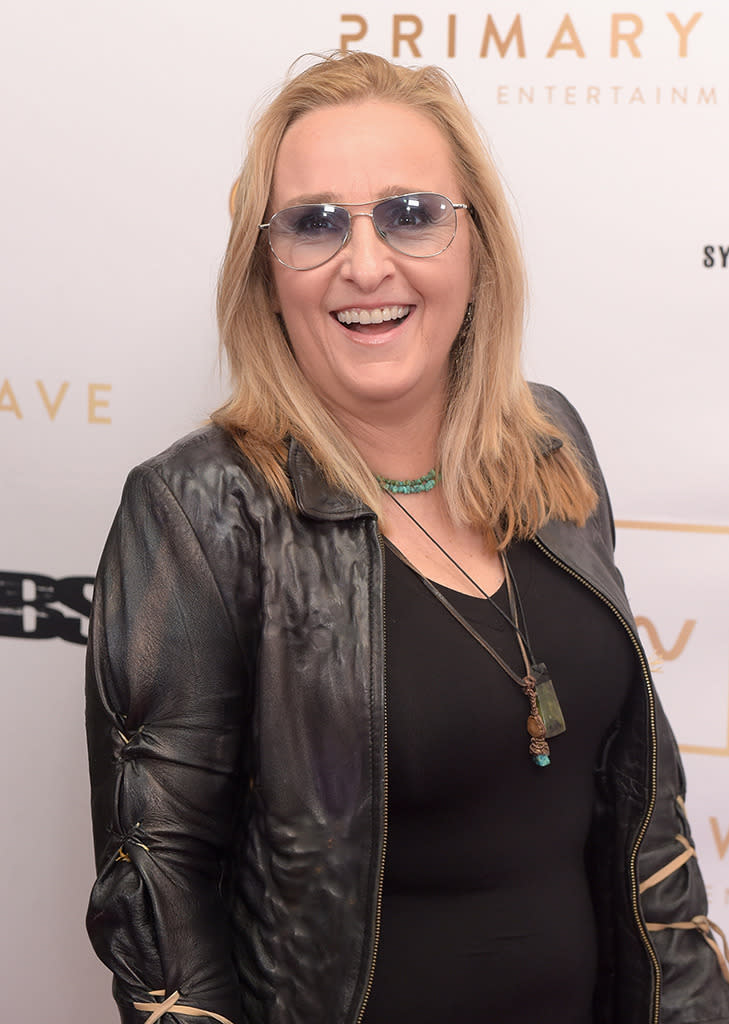 WEST HOLLYWOOD, CA - FEBRUARY 14:  Singer/songwriter Melissa Etheridge attends the Primary Wave 10th Annual Pre-Grammy Party at The London West Hollywood on February 14, 2016 in West Hollywood, California.  (Photo by Jason Kempin/Getty Images for EFG)