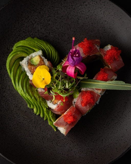 Among the specials Coco Sushi Lounge & Bar will offer on mom's special day is the Mother's Day Roll which features spicy tuna and avocado, topped with fresh tuna and red tobiko.